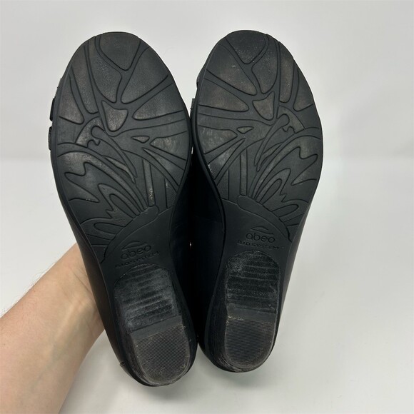 ABEO Nellie B.I.O. System Nellie Women's Wedge Pumps Black Studded Size 8M - Picture 8 of 10